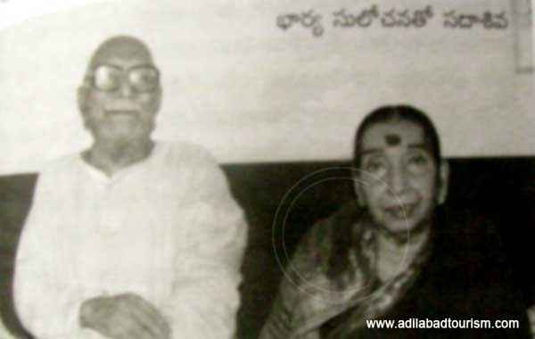 Samala Sadasiva with wife Sulochana