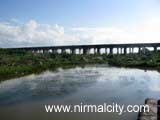 Soan bridge view from Pushkar Ghat, Soan